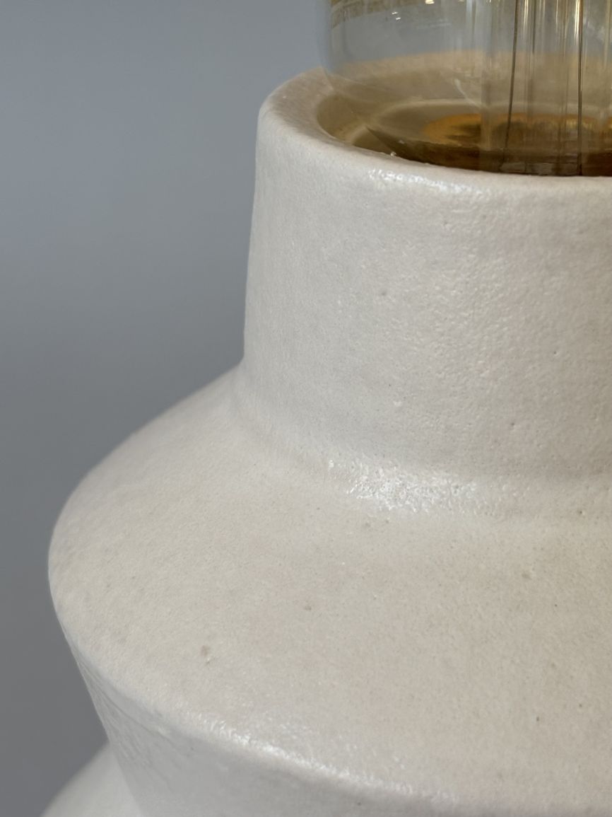 Zig Zag Lamp - Matte White