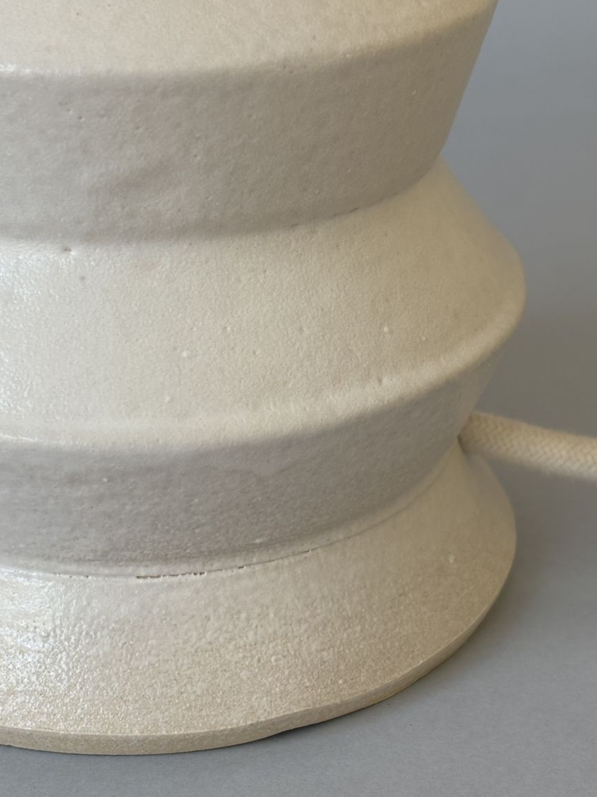 Zig Zag Lamp - Matte White