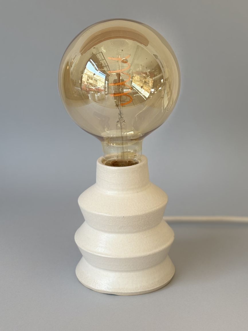 Zig Zag Lamp - Matte White