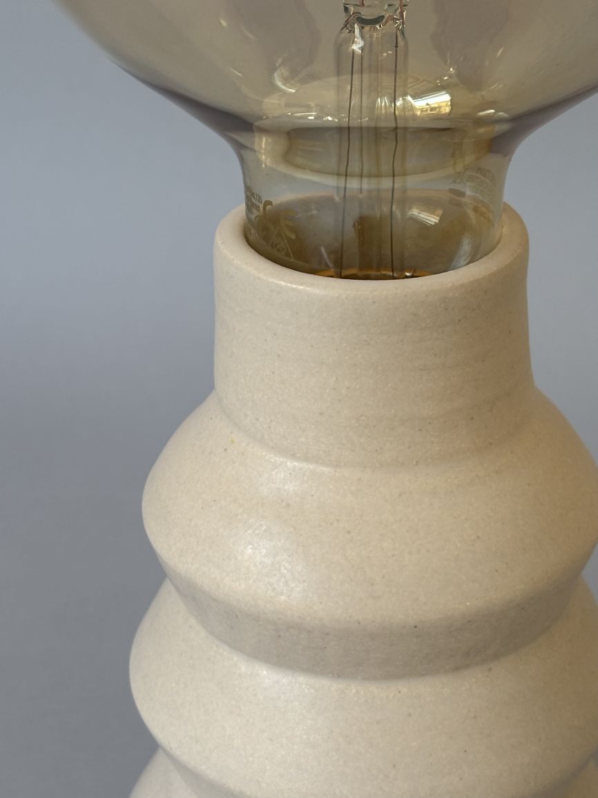 Zig Zag Lamp - Off White
