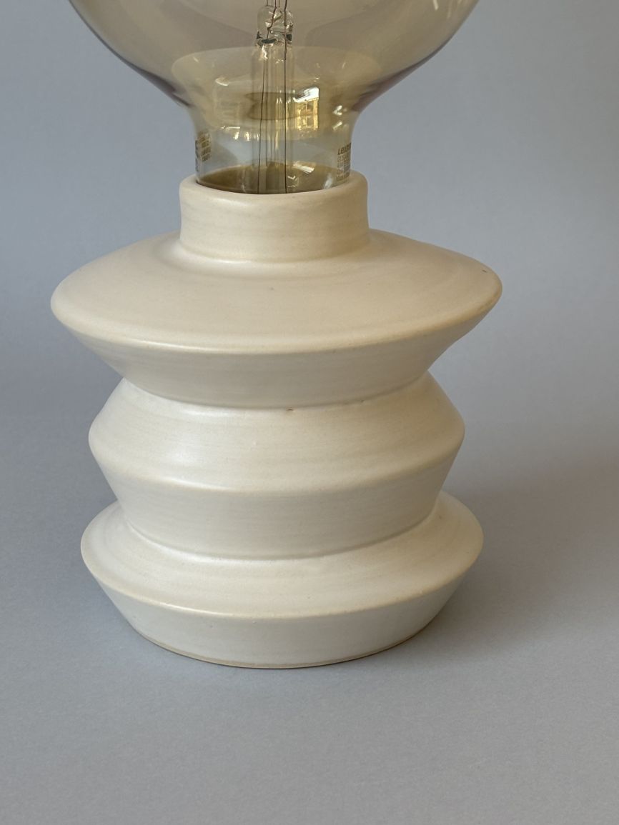 Zig Zag Lamp 3 - Off White