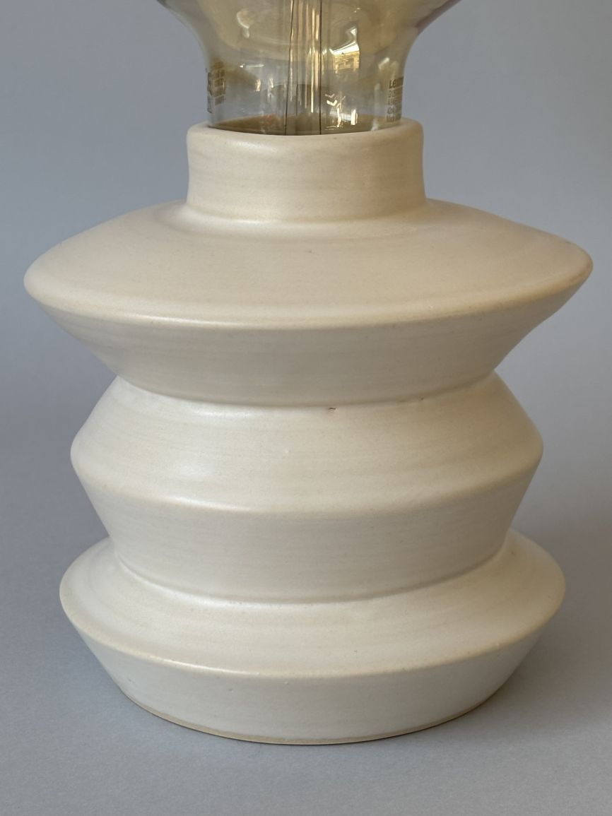 Zig Zag Lamp 3 - Off White